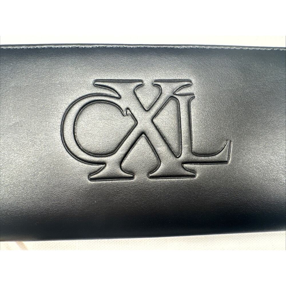 CXL by Christian Lacroix Black Faux Leather Zip Wristlet Wallet‎ New w/ Tags - Picture 4 of 12